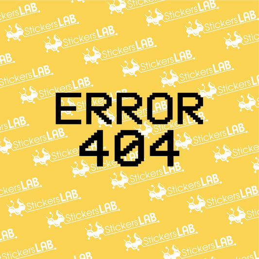 Lipdukas "ERROR 404"