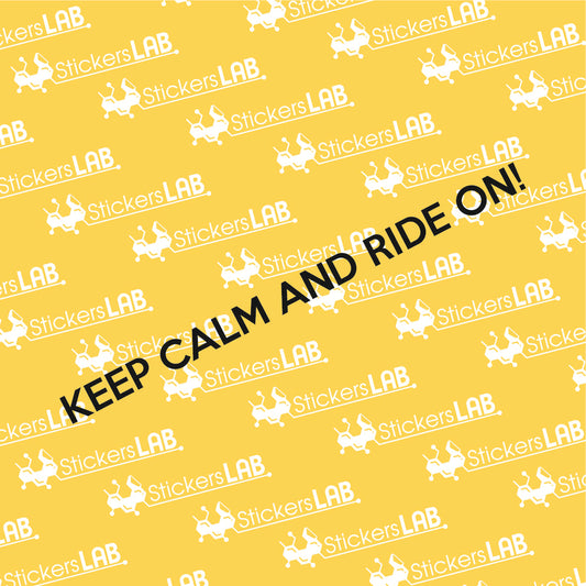 Lipdukas "Keep calm and drive on!"