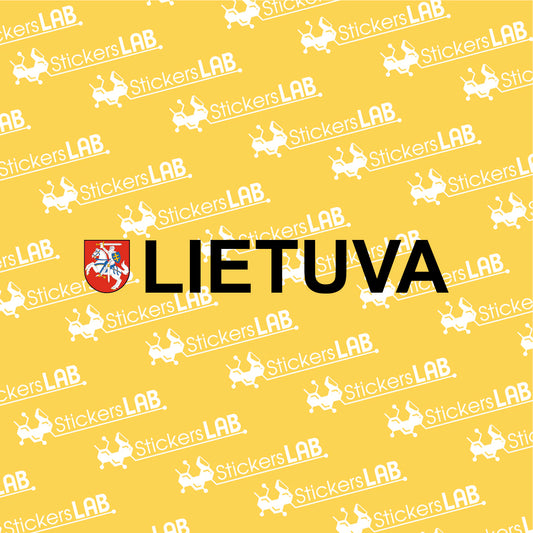 Lietuva lipdukas vilkikui