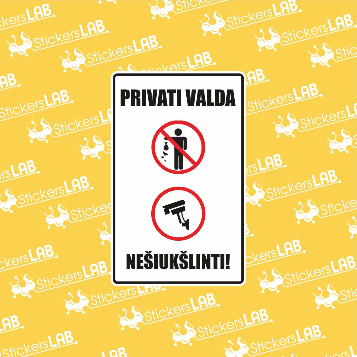 NEŠIUKŠLINTI!