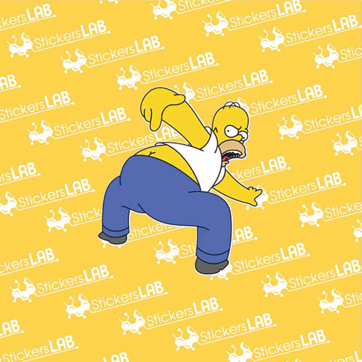 Lipdukas "Homer ass" spalvotas