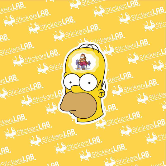 Simpsons "Homer monkey head"