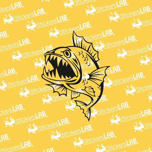 Lipdukas žvejams "Fish bones" (FB2) - StickersLAB