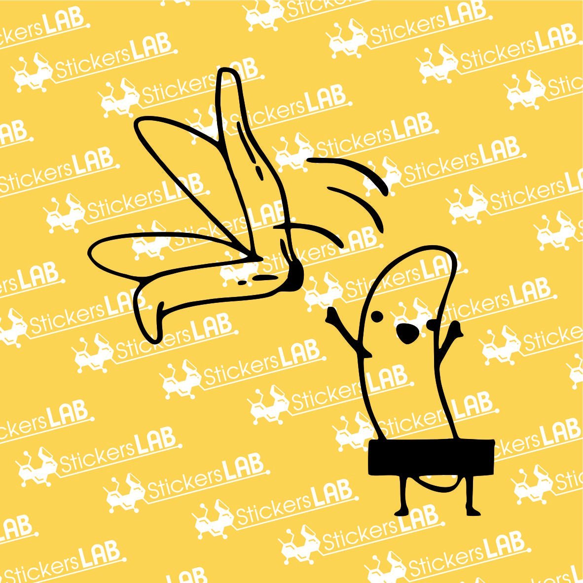 Lipdukas Banana - StickersLAB