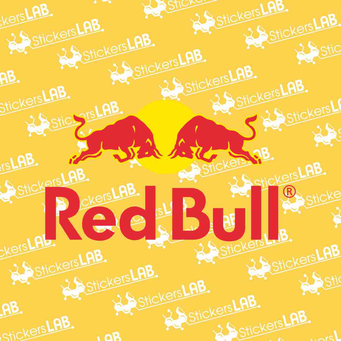 Red Bull lipdukas automobiliui ar motociklui