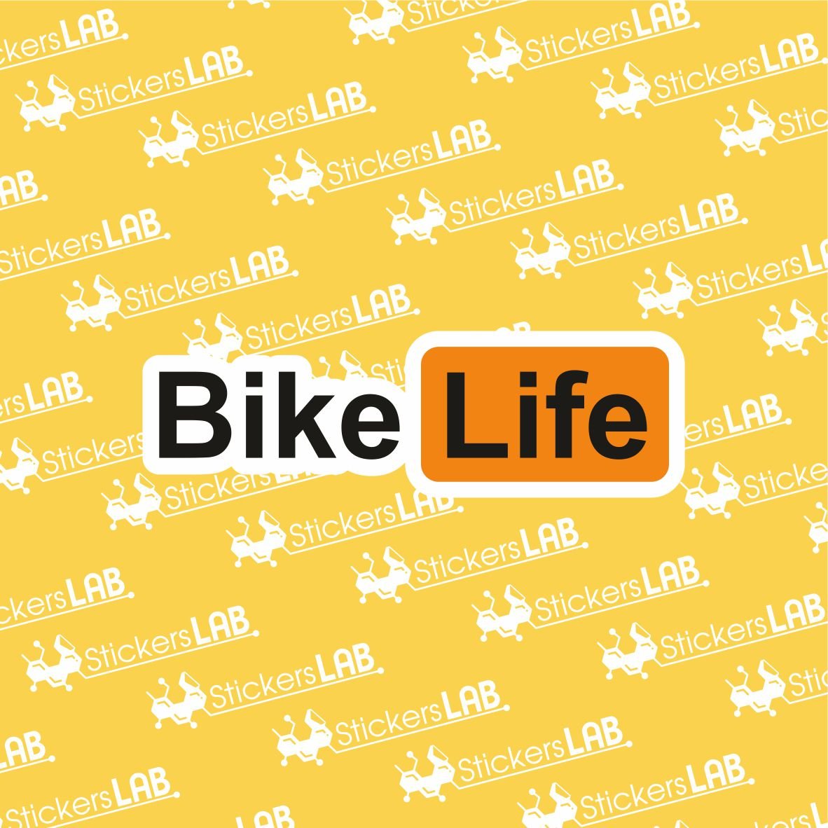 Moto lipdukas "Bike life" - StickersLAB