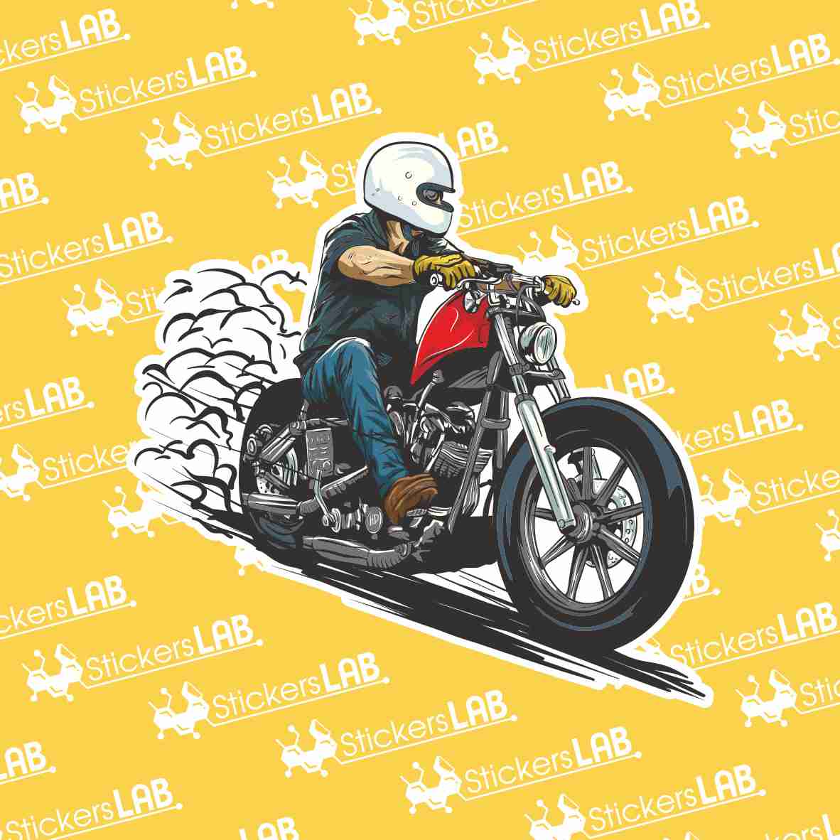 Lipdukas "Biker" - StickersLAB