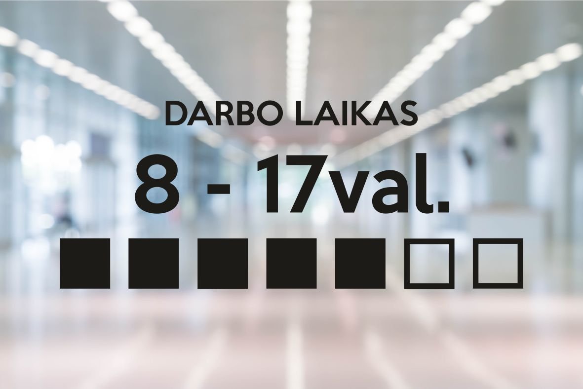 LIPDUKAS DARBO LAIKAS