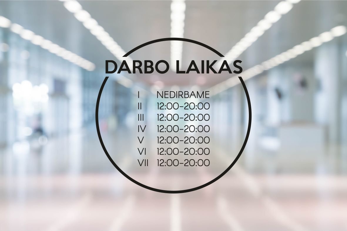 DARBO LAIKAS lipdukas