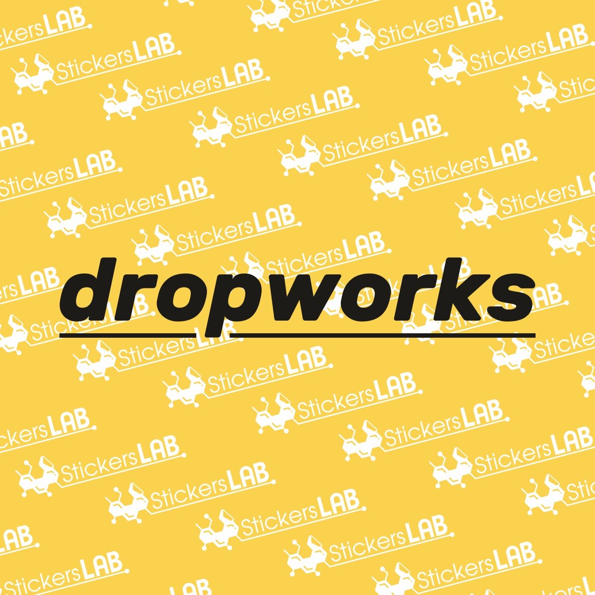 Lipdukas ant priekinio stiklo "DropWorks" - StickersLAB