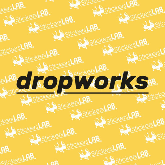 Lipdukas ant priekinio stiklo "DropWorks" - StickersLAB