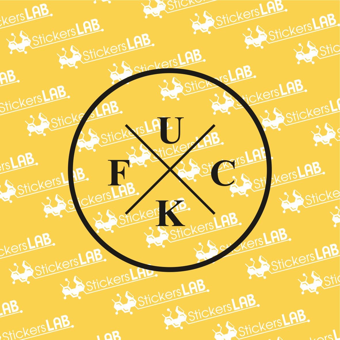 Lipdukas "FUCK" - StickersLAB