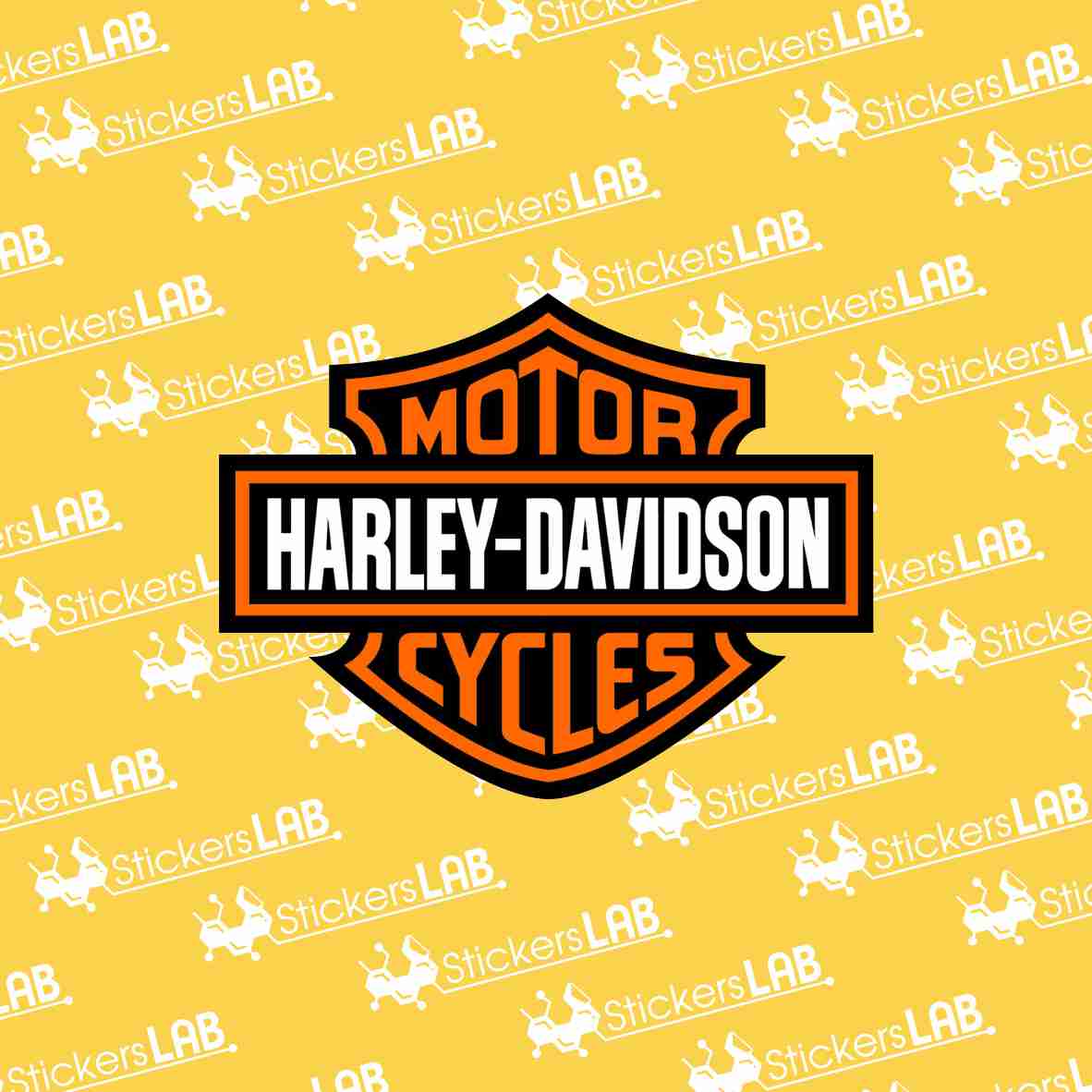 Harley Davidson logo lipdukas puikiai tinkantis ant Jūsų motociklo