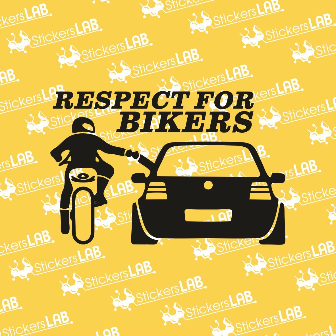 Lipdukas "Respect for bikers"