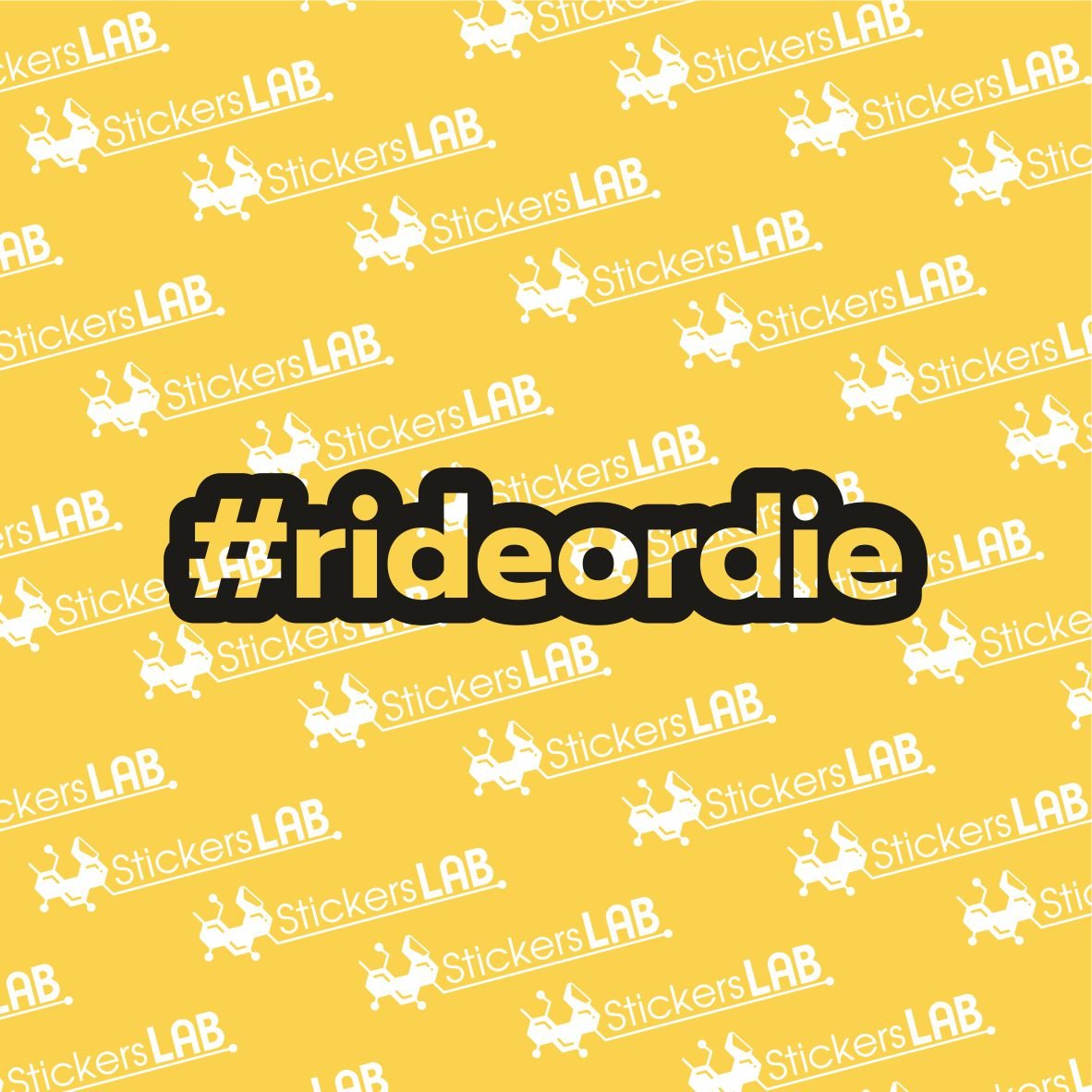 Lipdukas "#rideordie" - StickersLAB