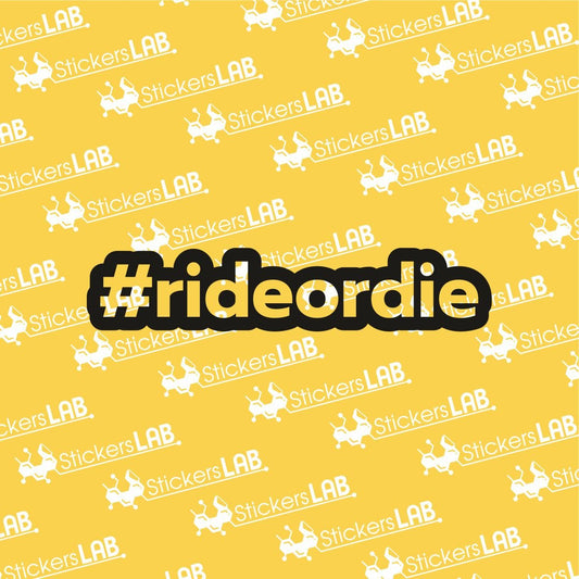 Lipdukas "#rideordie" - StickersLAB