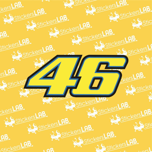 Lipdukas "V. Rossi 46" (VR2) - StickersLAB