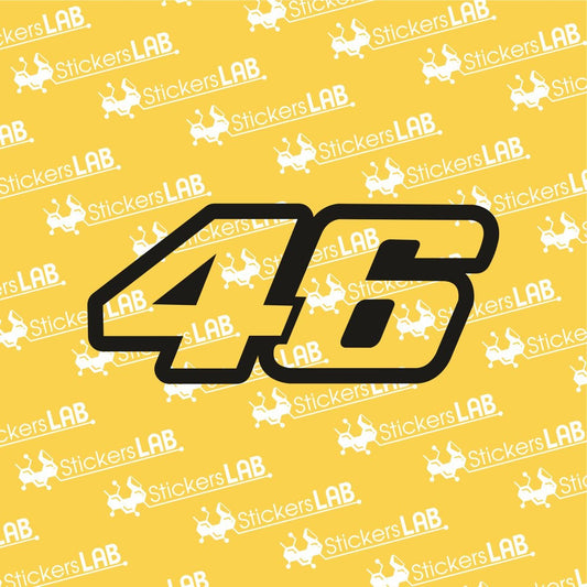 Lipdukas "V. Rossi 46" (VR1) - StickersLAB