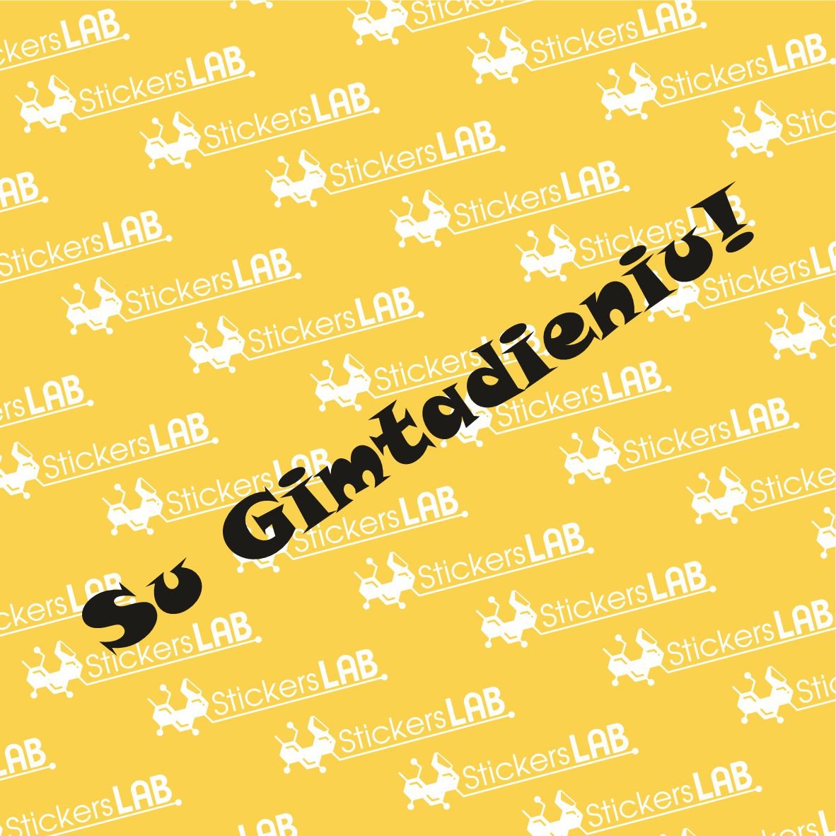 Lipdukas "Su Gimtadieniu!" (SG1) - StickersLAB