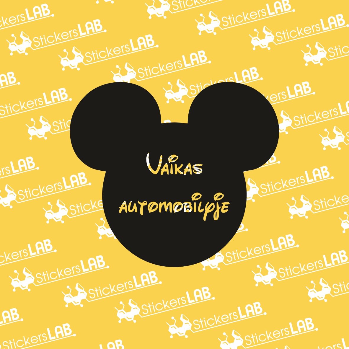 Lipdukas "Vaikas automobilyje" (VA3) - StickersLAB