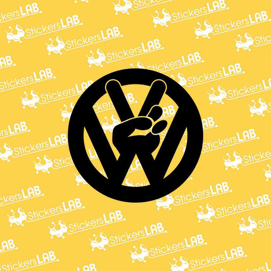 Lipdukas VW "Peace" - StickersLAB